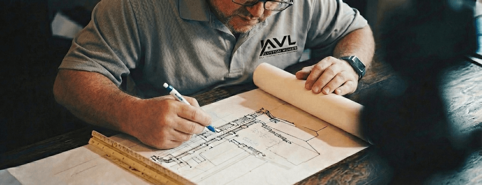 Luxury home construction site in Toronto